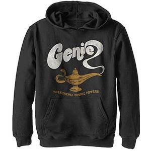 Kids' Disney Aladdin Live Action Genie Youth Pullover Hoodie, Black, Medium, zwart, M