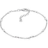 Elli Armband dames filigraan elegant met kristallen in 925 sterling zilver, 180, Facetgeslepen, kristal