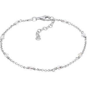 Elli Armband dames filigraan elegant met kristallen in 925 sterling zilver, 180, Facetgeslepen, kristal