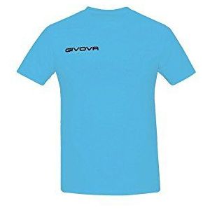 Givova MA007 T-Shirt Unisex - Volwassenen Lichtblauw, 2XS