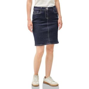Cecil - Spoel-look Denim Rok - Blauw - Dames
