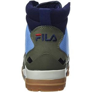 FILA Grunge II O Mid Wmn modelaarzen voor dames, Loden Green Adriatic Blue, 38 EU