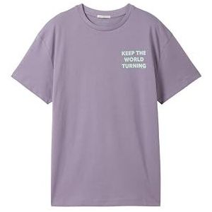 TOM TAILOR T-shirt voor jongens, 34604 - Dusty Purple, 140 cm