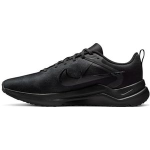 Nike Downshifter 12, herensneakers, zwart/Dk Smoke Grey-Particle grijs, 40,5 EU, Black Dk Smoke Grey Particle Grey, 40.5 EU