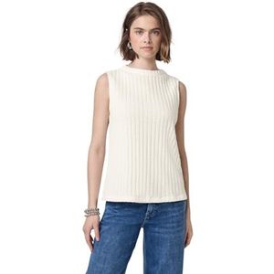 Street One Studio Damestop met geribbelde structuur, off-white, 44