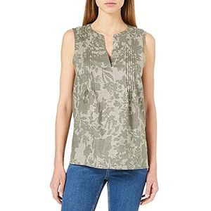 s.Oliver Damesblouse, Summer Kaki Aop, 34 NL