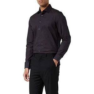 Seidensticker heren business shirt, zwart, 40, 01.696390.68
