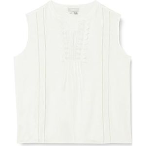 usha Dames blouse top met kant 10127196, wit, XXL, wit, XXL