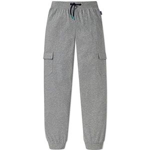 Schiesser Mix & Relax Jersey Pants Pyjamabroek voor jongens, grijs gemêleerd 202), 164 cm