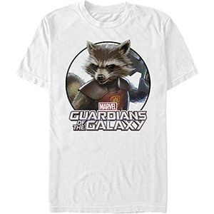 Marvel Guardians Of The Galaxy - Dangerous Animal Unisex Crew neck T-Shirt White XL
