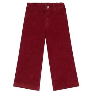 Petit Bateau Kinderbroek van effen fluweel, Amarant, 3 Jaren