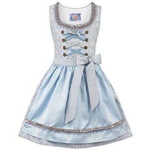 Stockerpoint Andrea kinderjurk voor meisjes, blauw, 134 cm