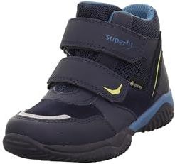 Superfit Jungen STORM leicht gefütterte Gore-Tex Sneaker, BLAU/GELB 8050