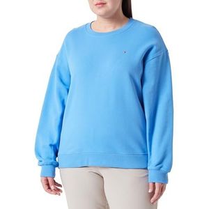 Tommy Hilfiger Vrouwen CRV REG VLAG OP BORST SWTSHRT Blue Spell 52, Blauwe spreuk, 52