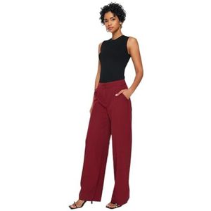 Trendyol Lacivert Straight Boxershorts voor kinderen en dames, Bourgondië, 28 NL