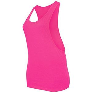 Urban Classics Dames losse tanktop dames sportshirt - roze - Small