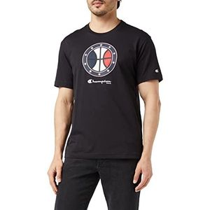Champion Off Court T-shirt voor heren, klein logo, zwart, S
