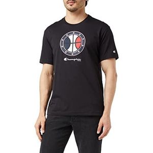 Champion Off Court T-shirt voor heren, klein logo, zwart., S
