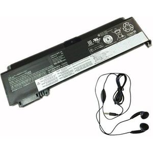 Amsahr 00HW025-03 Vervangende Batterij met Stereo Oortelefoon voor Laptop Zwart