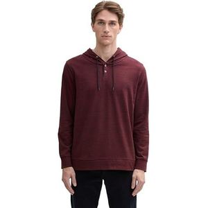 TOM TAILOR T-shirt met lange mouwen voor heren, 10341 - Gipsy Purple, M