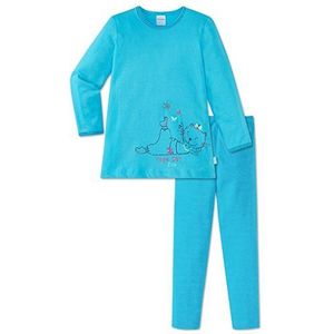 Schiesser Cat Meisjes lang tweedelige pyjama