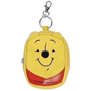 DISNEY Winnie de Poeh gele en rode mini-rugzak sleutelhanger, Rood, Geel & Zwart, Eén maat, Modern design