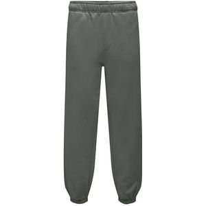 ONLY & SONS Onsdan Life RLX Heavy Sweat Pants Noos Sweatbroek voor heren, Castor Gray, S