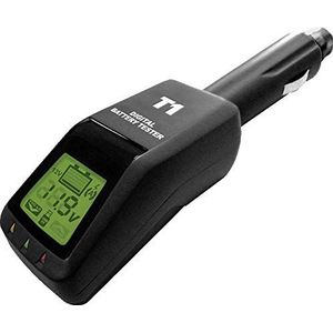 Helvi 77270 T1 batterijbewaking, auto-accutester accutest, USB-aansluiting 90 mm x 55 mm x 30 mm
