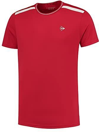 Dunlop - Men's Club - Tennisshirt - Rood/Wit