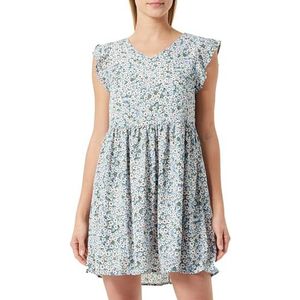 OCY Damesjurk, Blauw meerkleurig., XS