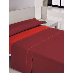 Gale Hayman Libela Vegas Beddengoedset, microvezel, rood, kingsize bed (180 x 260 + 1/45 x 125 cm)