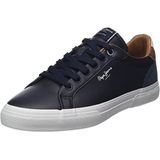 Pepe Jeans Kenton Court M Sneakers voor heren, Blue Navy, 40 EU