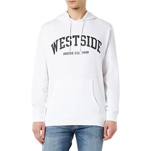 Inside Sweatshirt voor heren, Wit, M-XXL