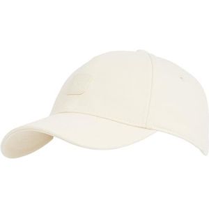 CALVIN KLEIN JEANS Dames MONO LEREN PATCH TWILL CAP LV04K5052G, Wit, One Size, Wit (Bone White), Eén Maat