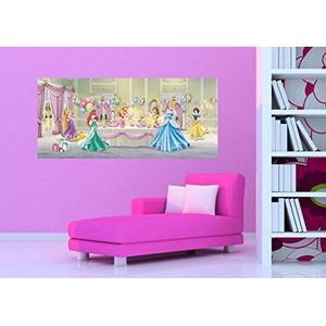 AG Design FTDh 0646 Prinsessines Disney Princess, papier fotobehang kinderkamer - 202x90 cm - 1 deel, papier, multicolor, 0,1 x 202 x 90 cm