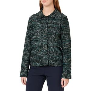 TOM TAILOR Dames boucle jas 1034004, 30727 - Green Teal Blue Boucle, XS