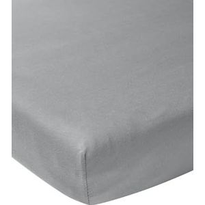 Meyco Home Uni hoeslaken eenpersoonsbed - grey - 90x200cm