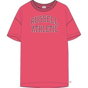 RUSSELL ATHLETIC T-shirt voor dames, Vurig Rood, L