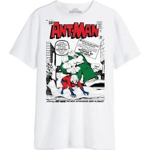 Marvel T-shirt voor heren, Wit, XL