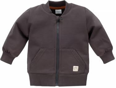 Pinokio Jacket Olivier, 100% katoen, jongens 62-122 (62), Graphite Olivier, 62 cm