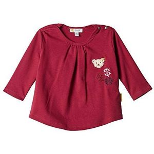 Steiff T-shirt met lange mouwen voor meisjes, rood (bed Red 4010), 74 cm
