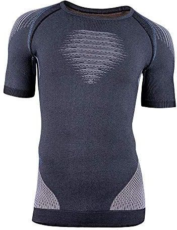 Ondershirt Uyn Men Evolutyon Short_Sl.Melange Anthracite Melange Nude Avio 