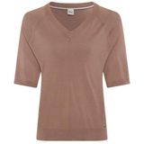 Brax Dames Trui  Style LESLEY taupe, lichtbruin, maat 38