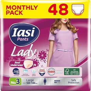 IASI Pants LADY, 48 wegwerp-slips voor dames, absorption Plus, maat L, 48 stuks