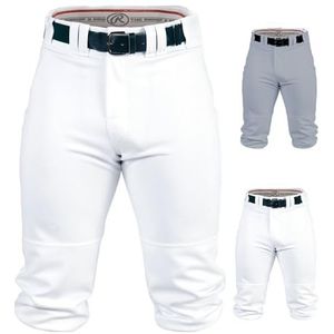 Rawlings, PRO 150-serie honkbalbroek, kniebroek-model, maten voor volwassenen, effen kleuren, meerdere kleuren