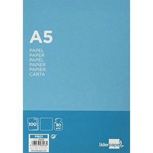 Papier A5 Liderpapel 80 g/m2 verpakking van 100 wit