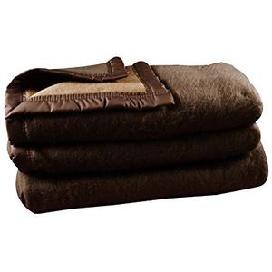 Poyet Motte Napoli deken acryl Havanna/Beige