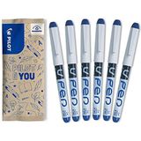 Pilot Vpen wegwerp vulpen - blauw (Pack van 6) FLW538929