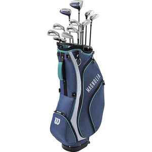 Wilson Magnolia Pakket Golfset met Cart Bag - Rechtshandig, Petite, Dames, Navy