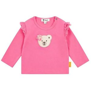 Steiff baby meisje t-shirt lange mouwen, roze (hot pink), 62